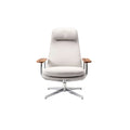 **Luxe fauteuil moderne avec accoudoirs en bois et design ergonomique**